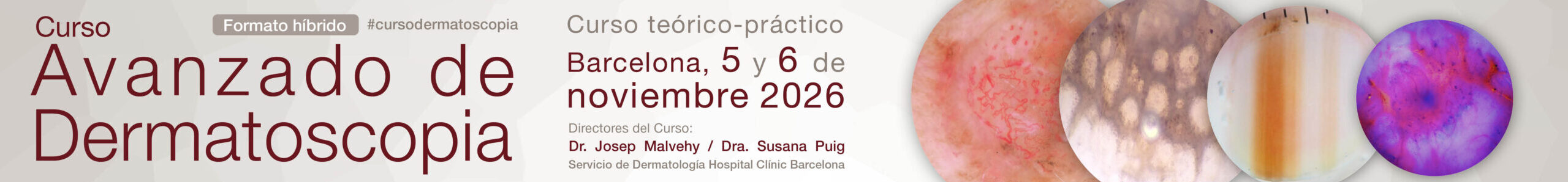 Curso Avanzado de Dermatoscopia 2026